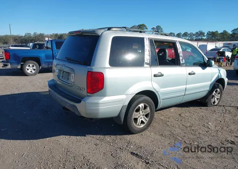 2003 Honda Pilot Ex-L из США, поврежденный, VIN 2HKYF18513H551178